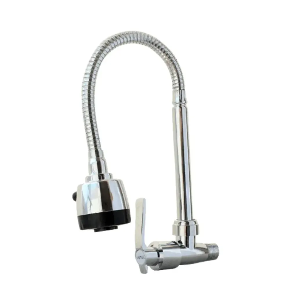 LLAVE PARED FLEXIBLE PLASTICA UNIFER (16161506)