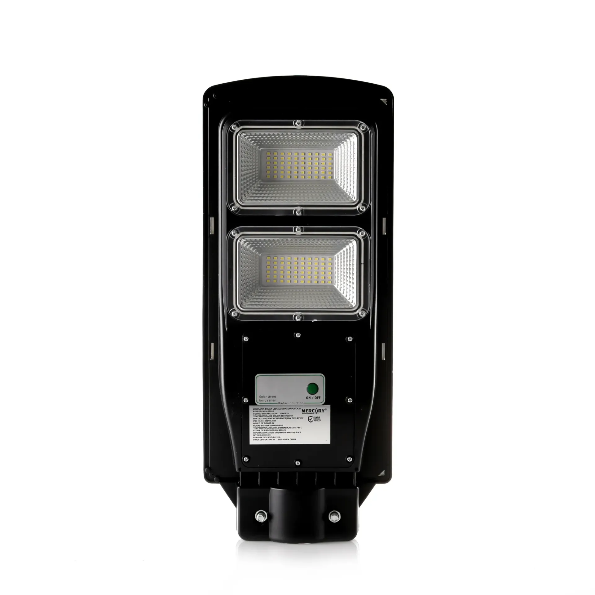 [1761] LUMINARIA SOLAR LED INTEGRADA VIAL 60W 6500K HIGH LUMEN IP65(ISL06)