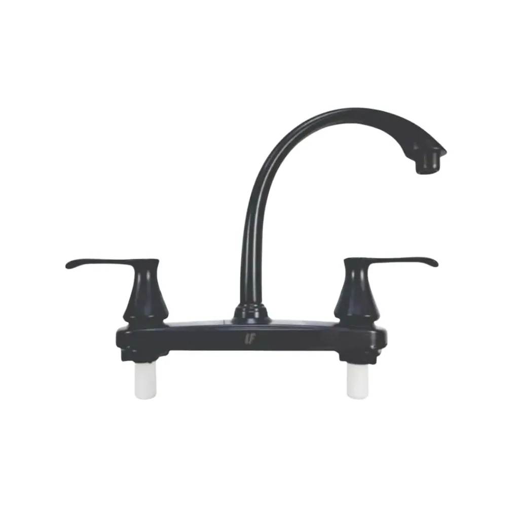 MEZCLADOR FIJO PLASTICO NEGRO CON PALANCA UNIFER (16161480)