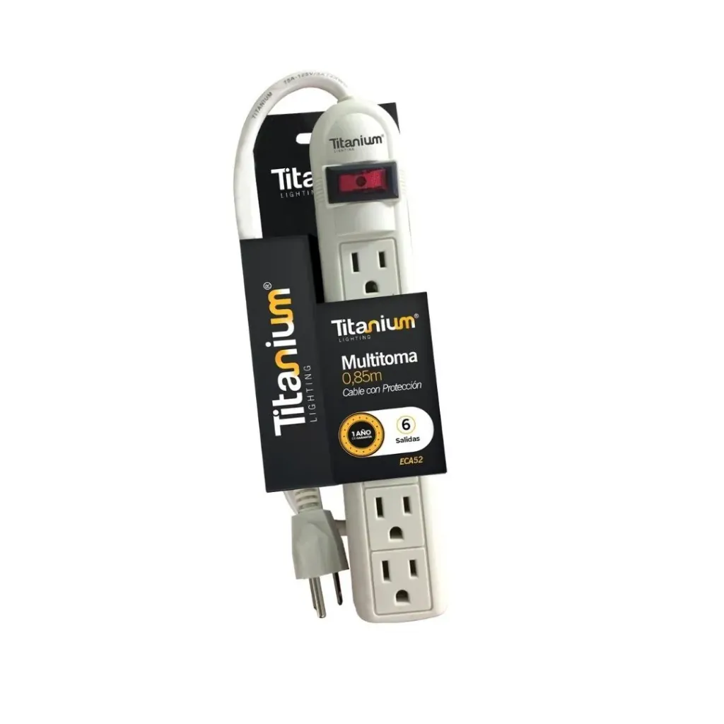 [607] MULTITOMA 6 SALIDAS 0.85M TITANIUM (ECA52)