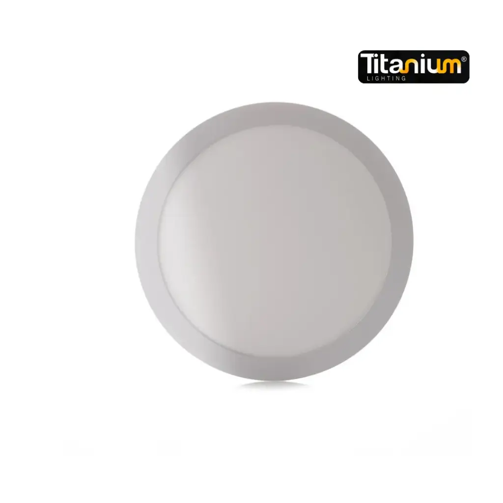 [2029] DOWNLIGHT LED 18W 8" REDONDO 6500K INCRUSTAR TITANIUM(TTA298)