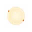 PANEL LED FRAMELESS 24W REDONDO INCRUSTAR LUZ CALIDA MERCURY (IPL117)