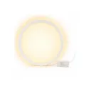 PANEL LED SOBREPONER 12 W LUZ CALIDA 3000K REDONDO MERCURY (IPL42)