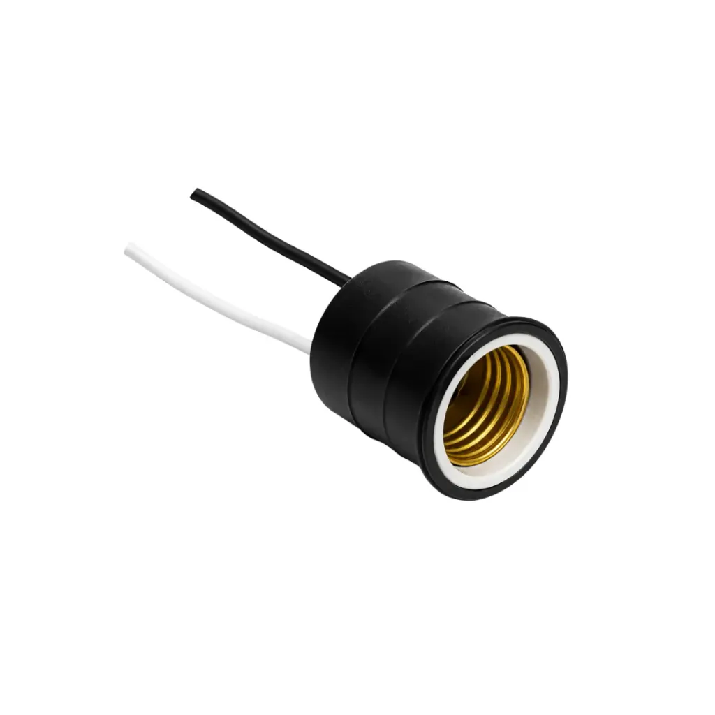 [820] PORTALAMPARA TITANIUM E27 CAUCHO EXTERIOR (ECA59)