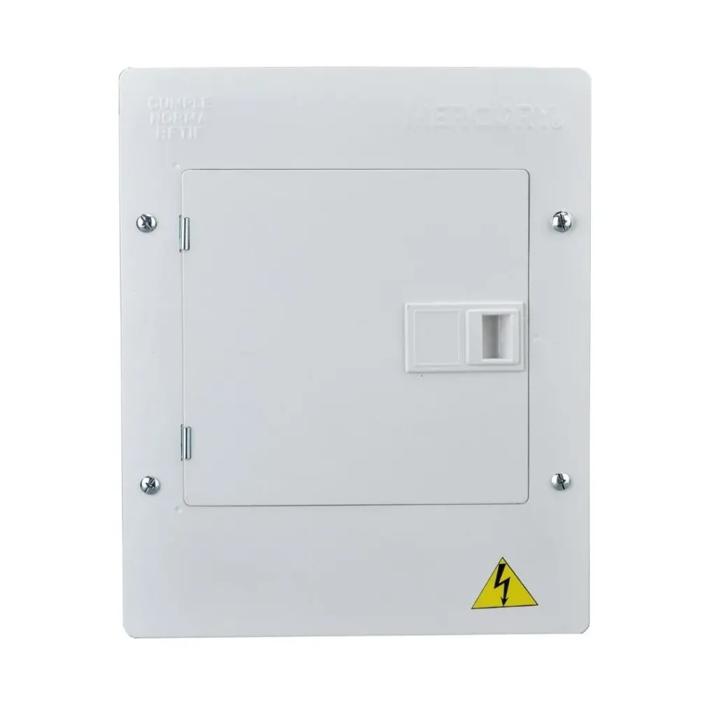 [3259] TABLERO BIFASICO CU PROMAX 12P TAPA/PUERTA METALICA INDUSTRIAL BARRAJE 100% COBRE MERCURY  (EBM78)