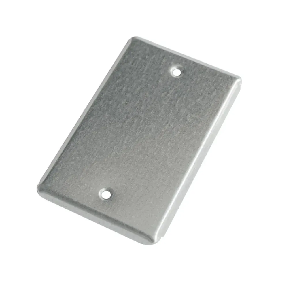 [1380] TAPA 2X4 ELECTRICA ZINCADA  CIEGA CB26 (T1206-0002)