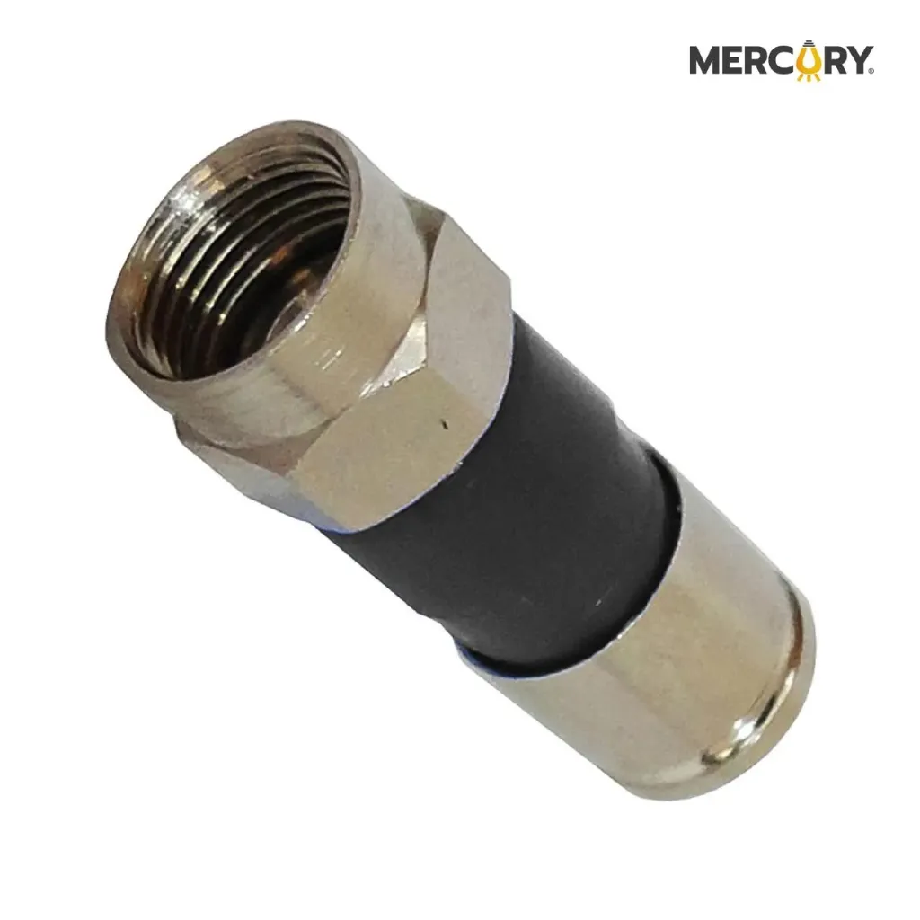 TERMINAL COAXIAL NEGRA PPC-PONCHAR RG6 (ECA63)
