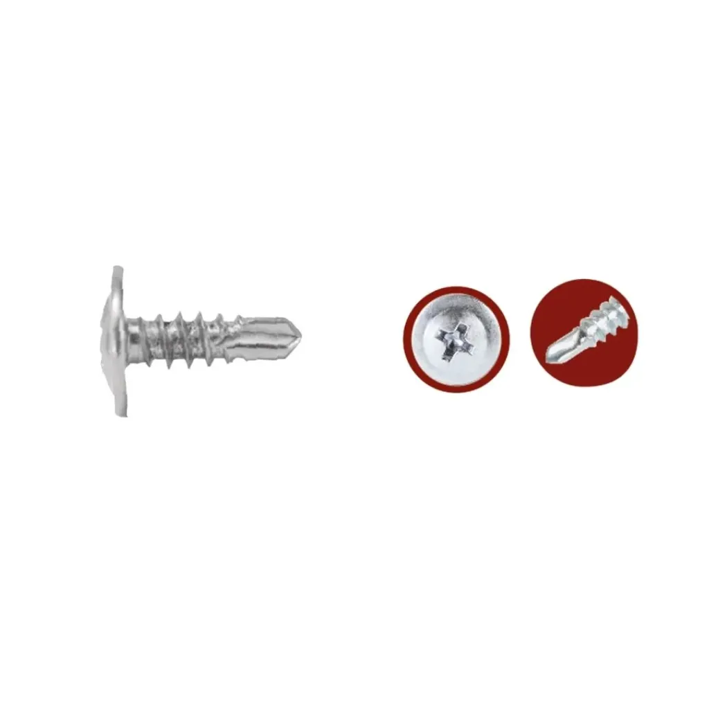 [1727] TORNILLO CABEZA EXTRAPLANA PUNTA BROCA 8X1/2 MULTIFUNCIONAL X UND (5255G81200)