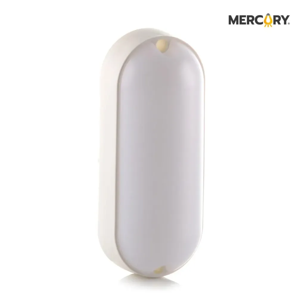TORTUGA LED LISA BLANCA 12W LUZ CALIDA MERCURY (IDL83)