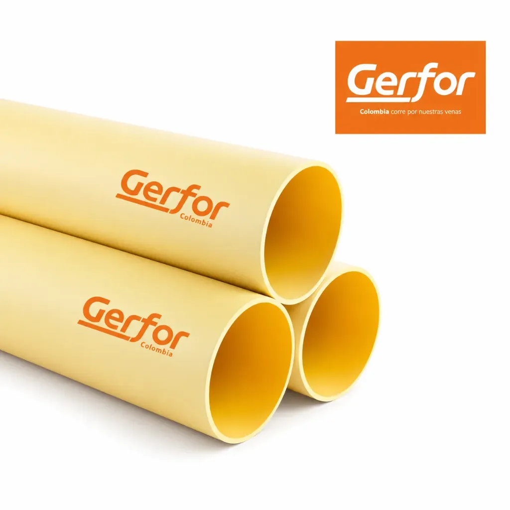 TUBO 2 PESADO SANITARIO VERDE GERFOR (103457)