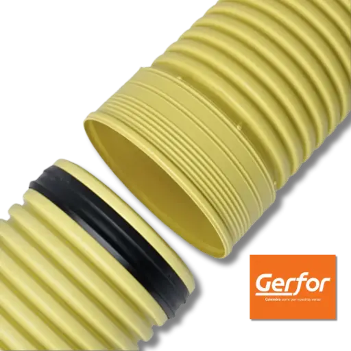 [1542] TUBO ALCANTARILLADO DOBLE PARED RS4 500MM (20") GERFOR (100456)