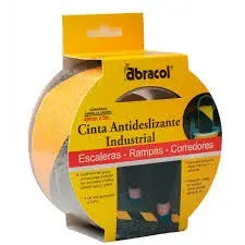 CINTA ANTIDESLIZANTE COMBINADA AMARILLA Y NEGRA ABRACOL 2" X 5MTS (SCCIANTAYN48)
