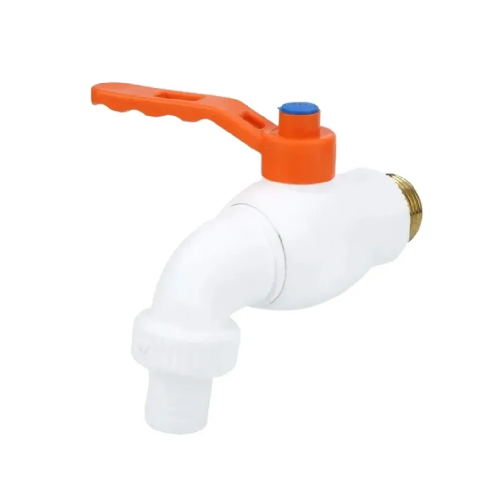 LLAVE TERMINAL ROSCA METALICA CON PALANCA NARANJA (16161557)