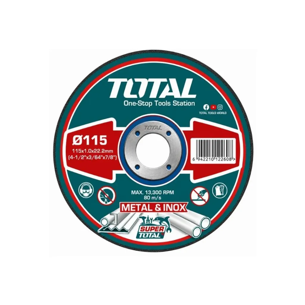 [3627] DISCO CORTE METAL 4 1/2 1.0MM TOTAL (TAC210115100)
