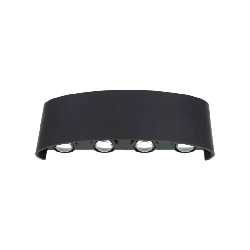 [3721] APLIQUE LED UP&DOWN 8W ABS NEGRO/3000K MERCURY(IDL164)