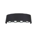 APLIQUE LED UP&DOWN 8W ABS NEGRO/3000K MERCURY(IDL164)