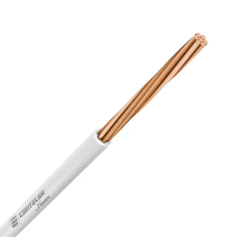 [3740] CABLE 7 HILOS #8 BLANCO X METRO CENTELSA(02THC08B)