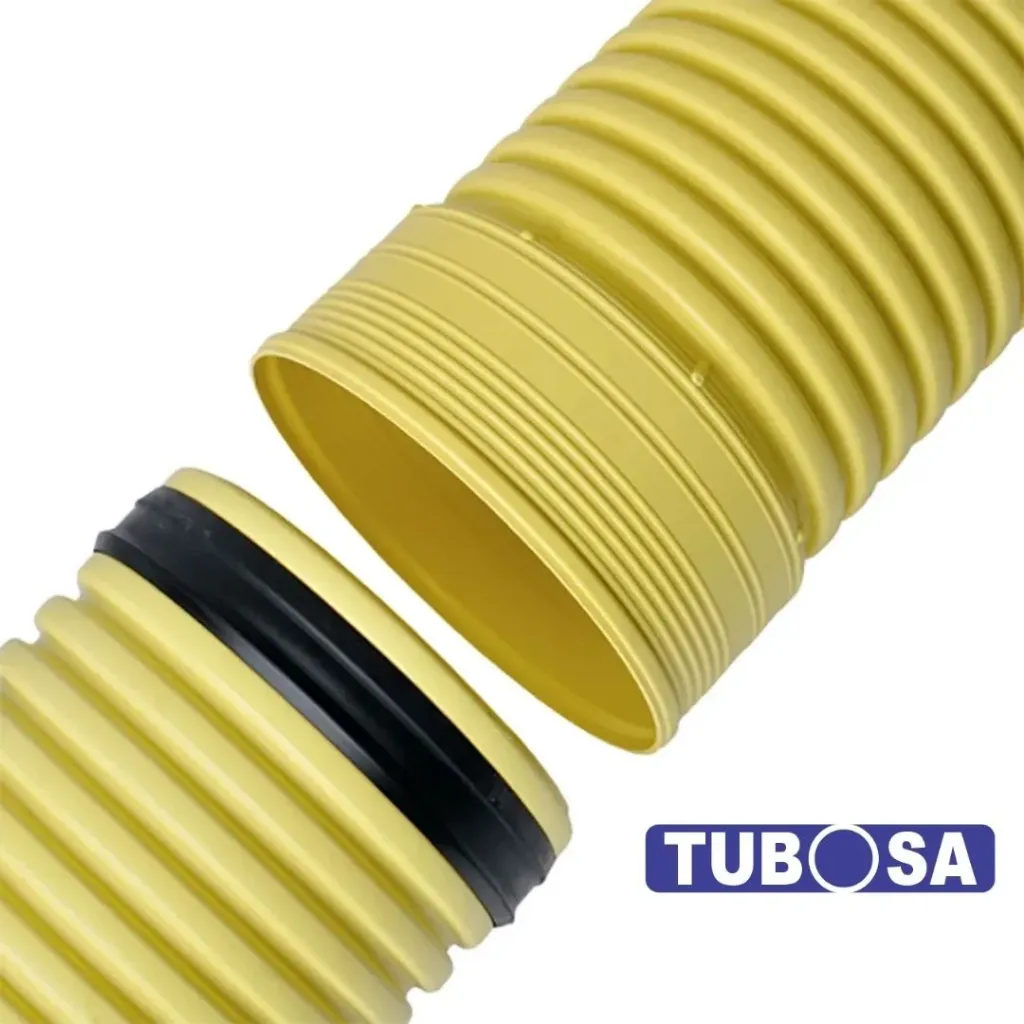 TUBO ALCANTARILLADO DOBLE PARED RS4 6" TUBOSA(1030000911)