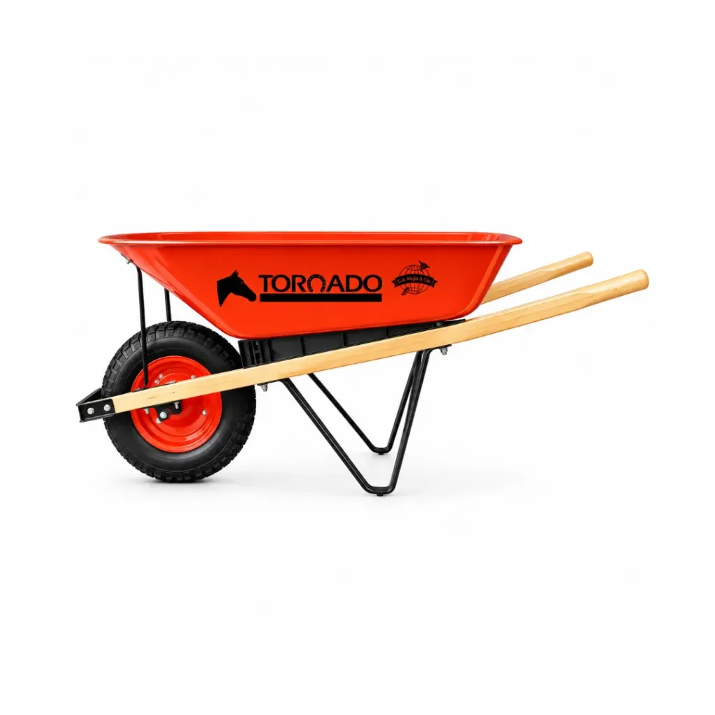 [3759] CARRETA METALICA CHASIS MADERA LLANTA ANTIPINCHAZO TORNADO(5653CM0001)