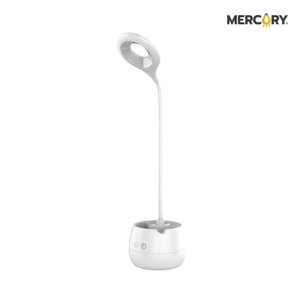LAMPARA LED MESA PORTAESFERO FLEXIBLE 4W 4000K RECARGABLE MOD-03 MERCURY(IDL37)