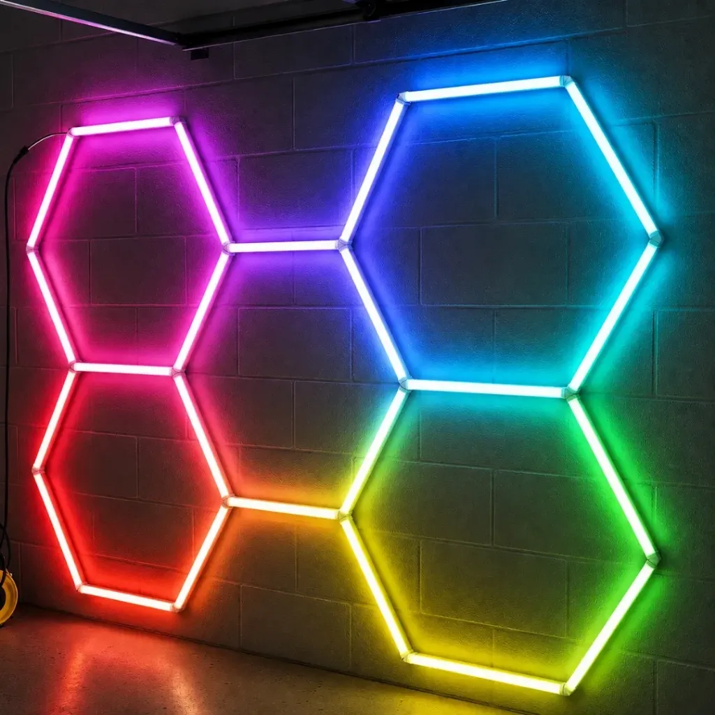 [3914] LUMINARIA LED COLMENA T5 100W 44CM RGB C-CONTROL(IDL160)
