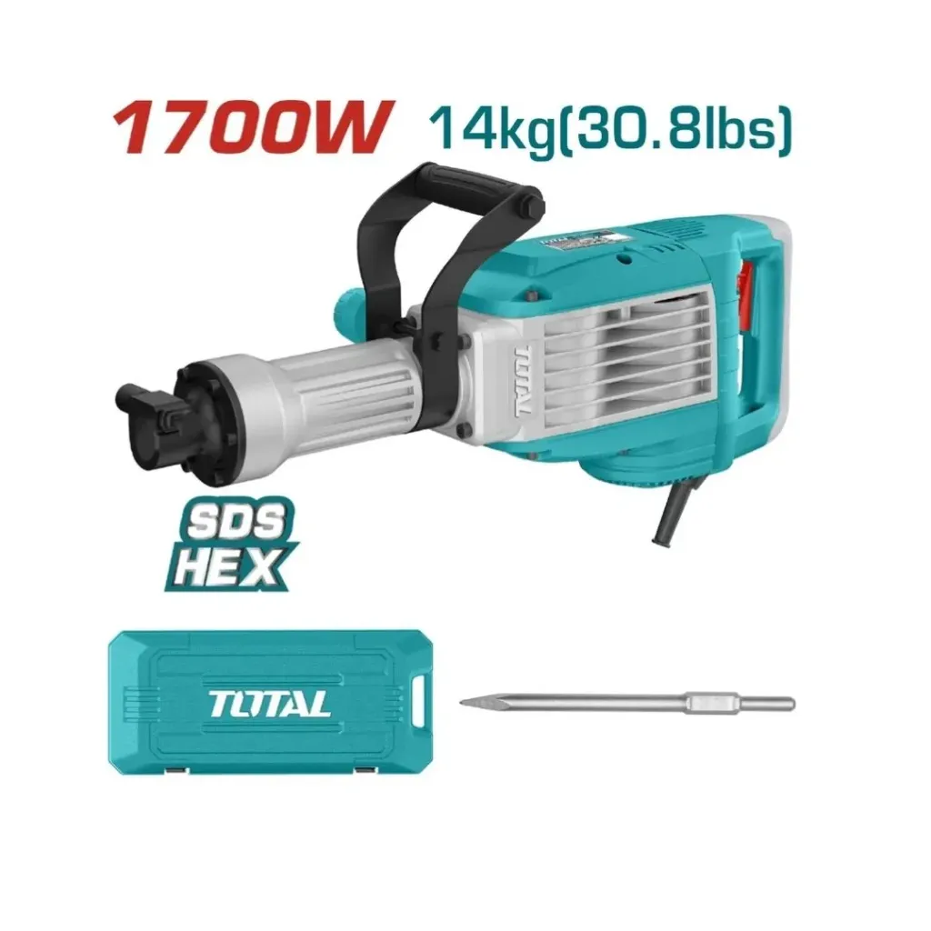 [3923] DEMOLEDOR SDS HEX 1700W 50 JULES 14KG SUPER TOTAL(UTH217068)