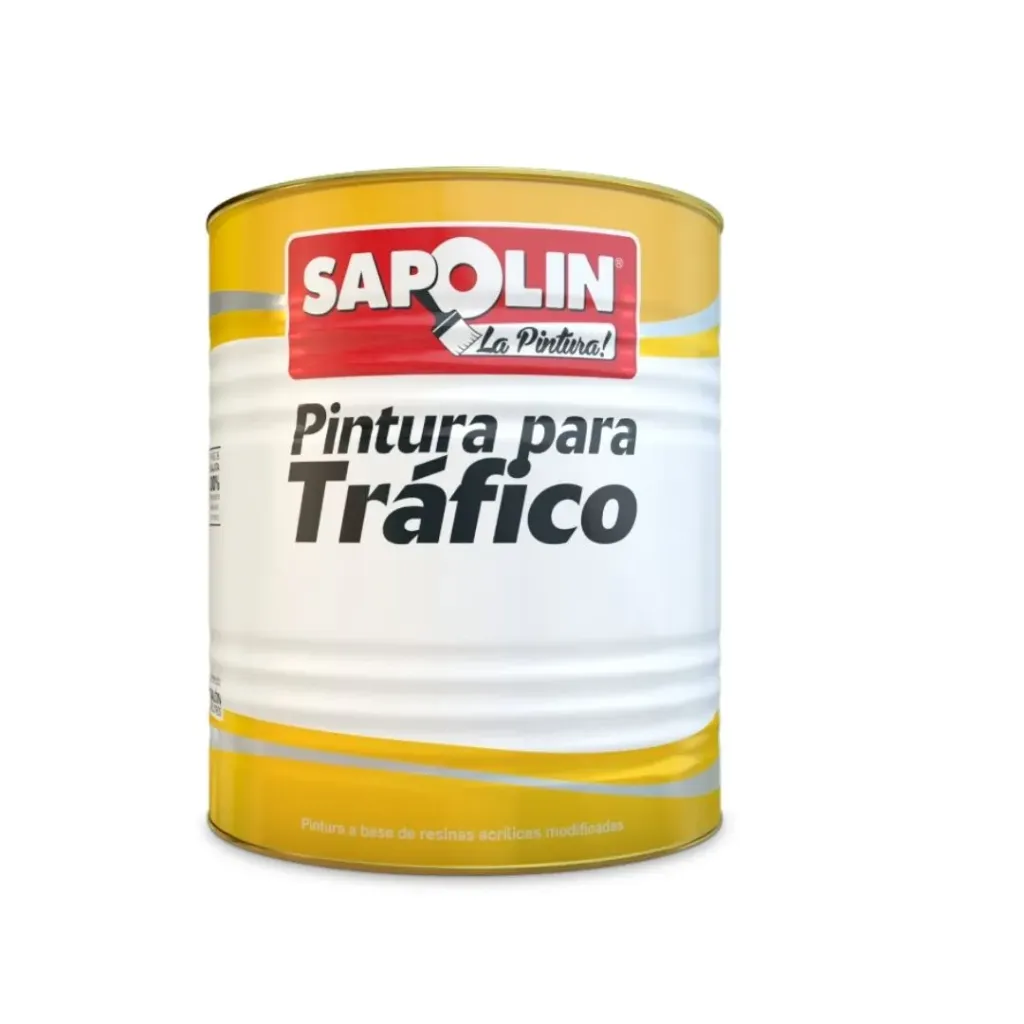 GALON PINTURA TRAFICO ACRILICA BLANCA SAPOLIN (34010L57)