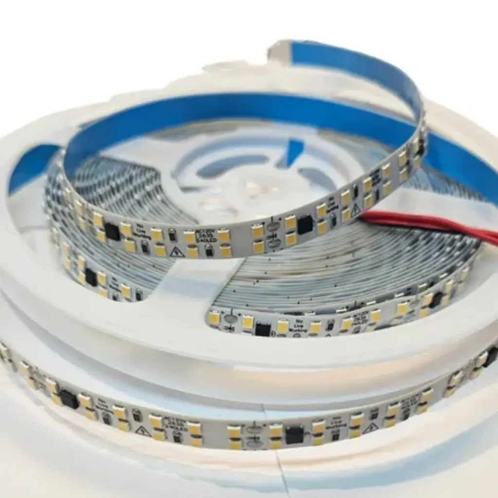 [3942] CINTA DOBLE LED HIGH-LUMEN RA80 110V/6500K 10M/ROLLO ADHESIVA(ICL79)