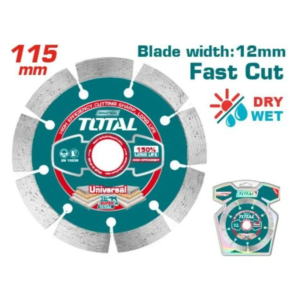 [4052] DISCO DIAMANTADO SEGMENTADO 4 1/2" INDUSTRIAL SUPER TOTAL (TAC21111512)