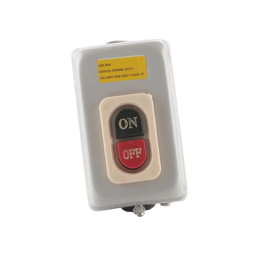 INTERRUPTOR PUSH BUTTON ON - OFF 30A(ETI77)