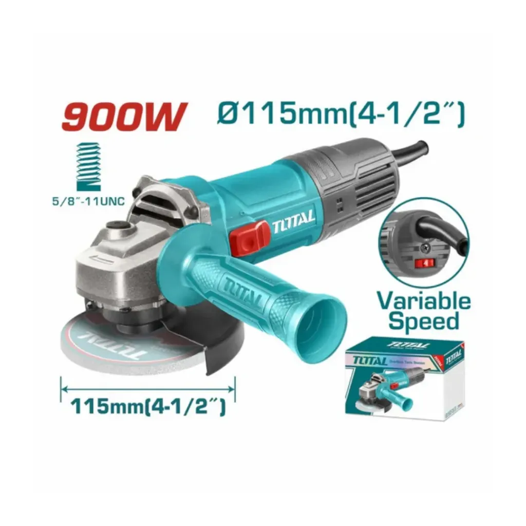 PULIDORA 41/2" 900W VELOCIDAD VARIABLE INDUSTRIAL TOTAL (UTG1091155653)