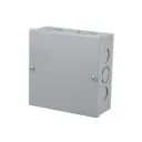 CAJA METALICA DE EMPALME 12X12X5 TAPA LISA MERCURY(EBM124)