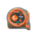 METRO 3MTS / 16MM TRANSPARENTE DOBLE MEDICION MAGNETICO THOR(THMED102)