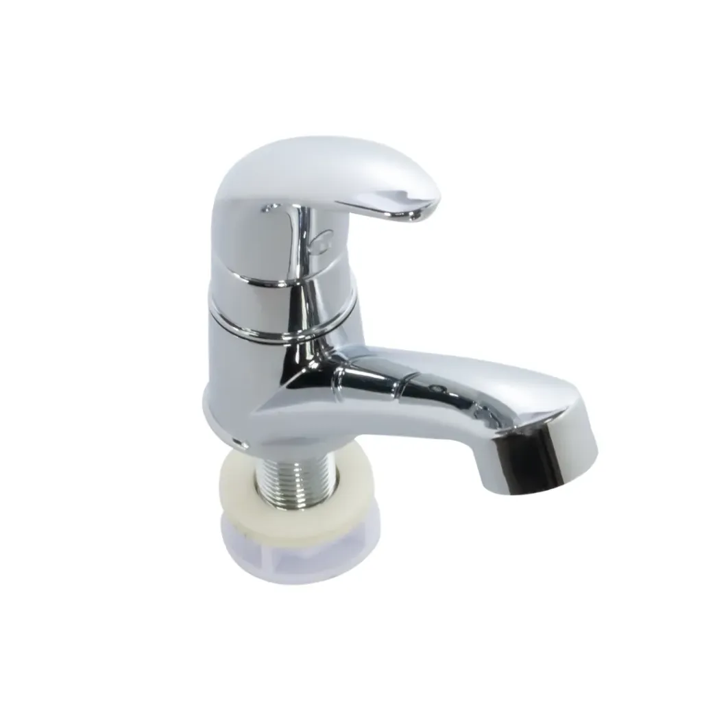 [4232] LLAVE LAVAMANOS PALANCA PLASTICA CROMO VALQUA(VQALS003)