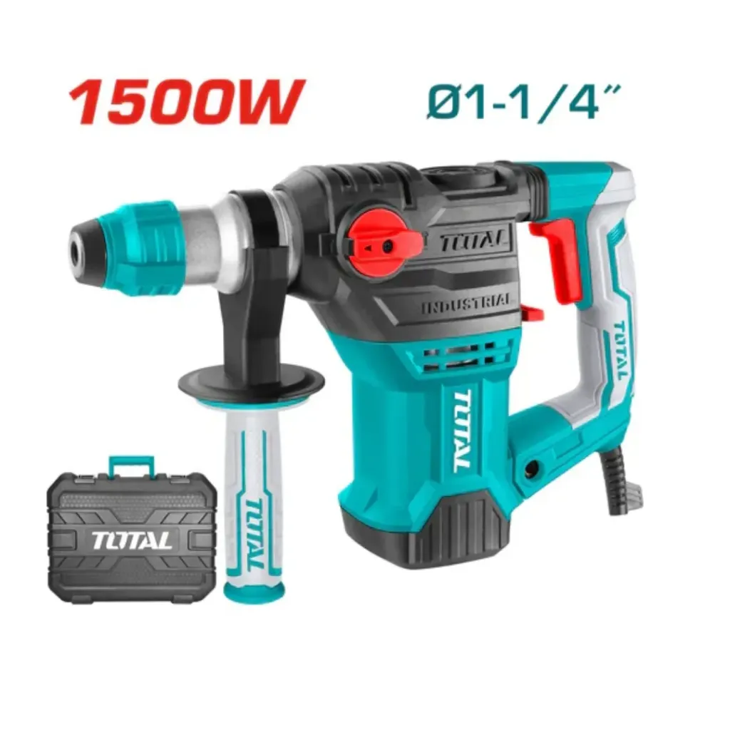 [4236] TALADRO ROTOMARTILLO SDS  PLUS 1500W INDUSTRIAL TOTAL (UTH1153226)