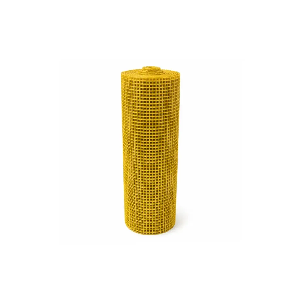 [4270] ROLLO MALLA REJA 16X16 MULTIUSO AMARILLA X30MTRS(MSSA16)