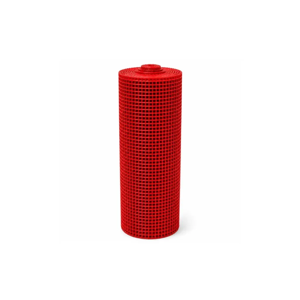 [4274] ROLLO MALLA REJA 16X16 MULTIUSO ROJA X30MTRS(MSSR16)