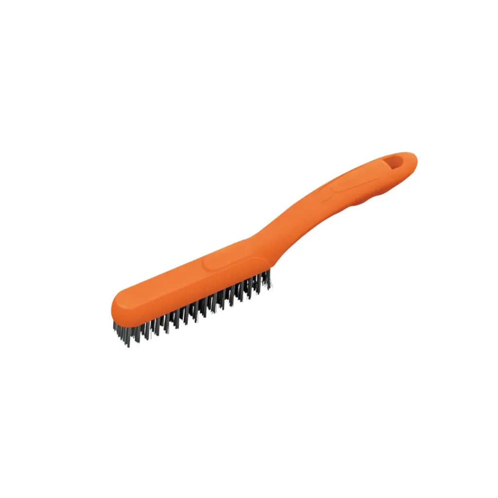 [4280] CEPILLO M/PASTA NARANJA ACERO 5 LINEAS(FR-P52024 )