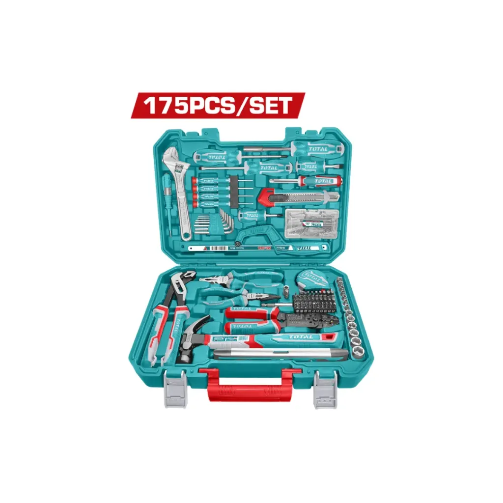 [4319] JUEGO DE HERRAMIENTAS X 175 PZS INDUSTRIAL TOTAL (THKTHP61757)