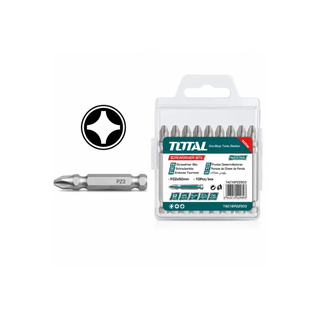 [4362] PUNTAS TALADRO INDUSTRIAL (+) JUEGO X 10 PZS TOTAL (TAC16PH223)