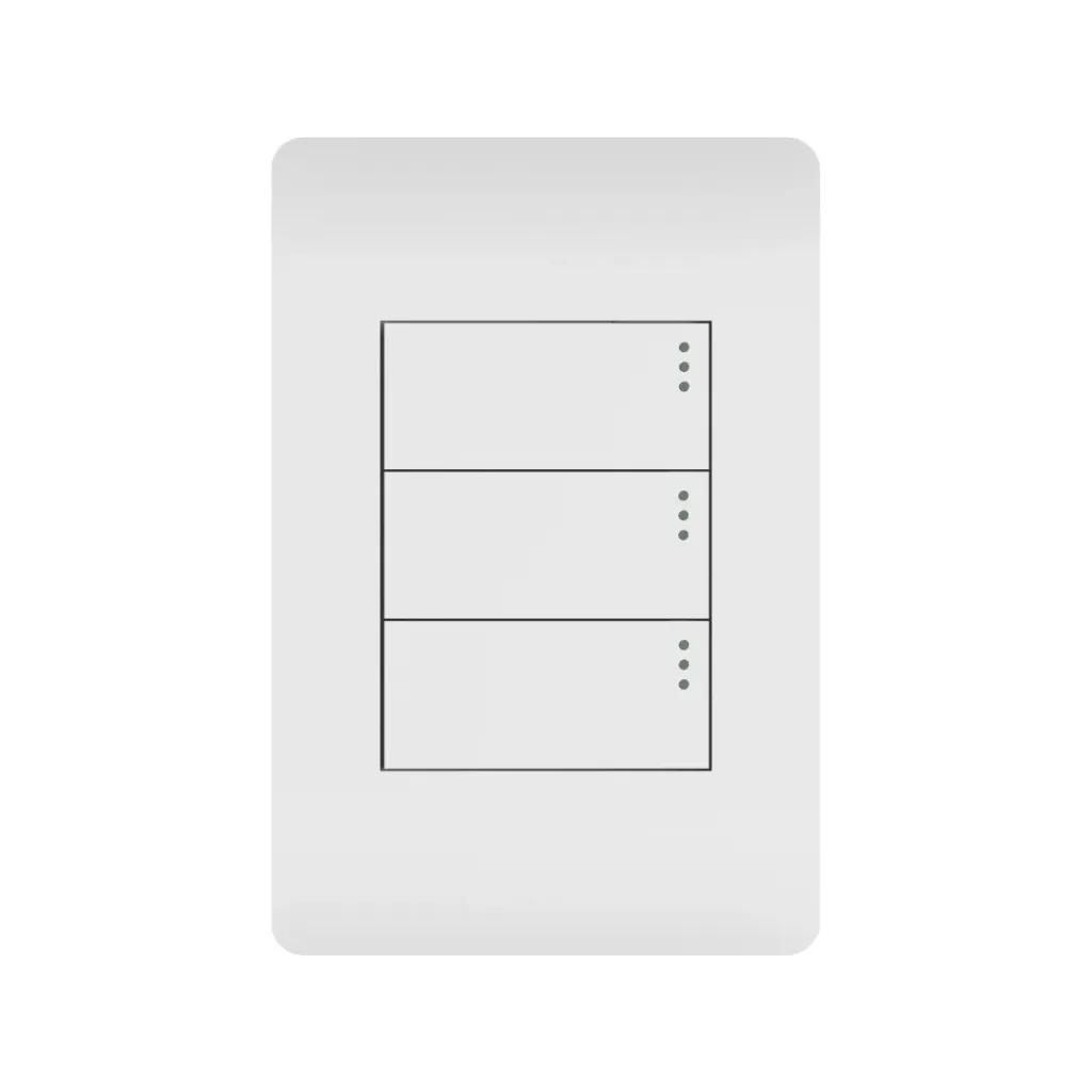 [4368] INTERRUPTOR TRIPLE MERCURY BLANCO CAPRI(ETI214)