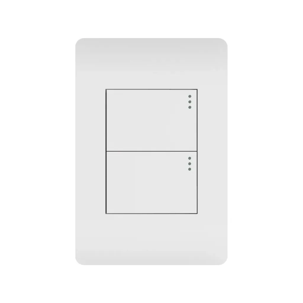 [4369] INTERRUPTOR DOBLE MERCURY BIANCO CAPRI(ETI213)