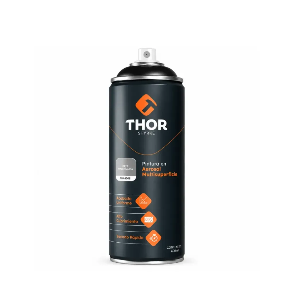 AEROSOL NEGRO ALTA TEMPERATURA THOR(THAE106)