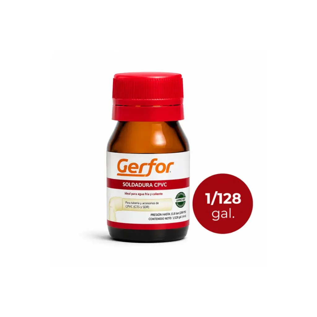 [4406] SOLDADURA GERFOR CPVC 1/128 GALON(101039)