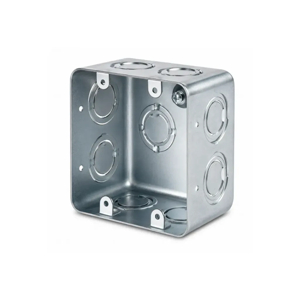 [4414] CAJA 10X10 ZINCADA DOBLE FONDO RETIE(1111E00020)