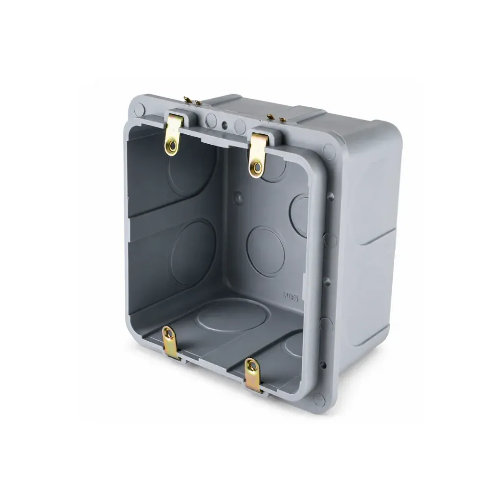 [4415] CAJA 4X4 DOBLE FONDO SCH 40 GRIS PROELECTRICOS (1121E00135)