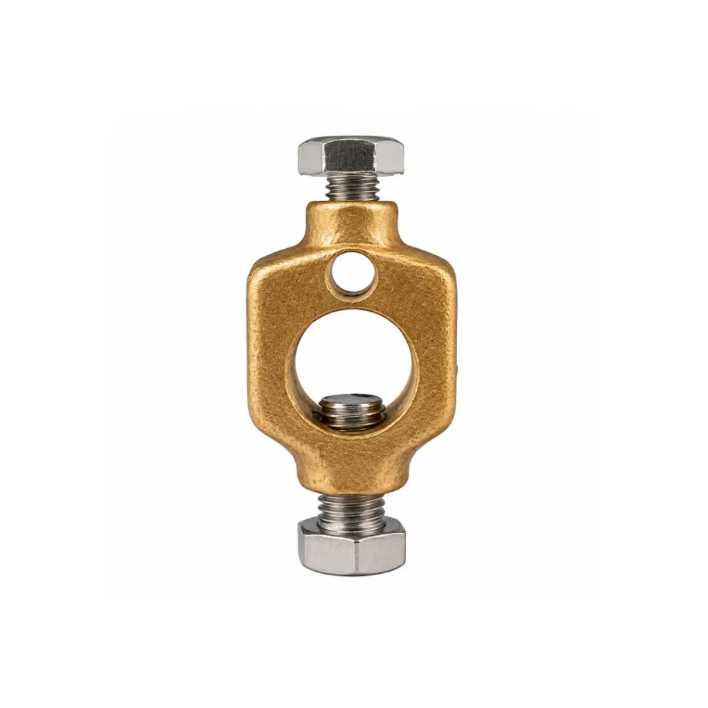 [4435] CONECTOR COBRE DOBLE TORNILLO PARA VARILLA()