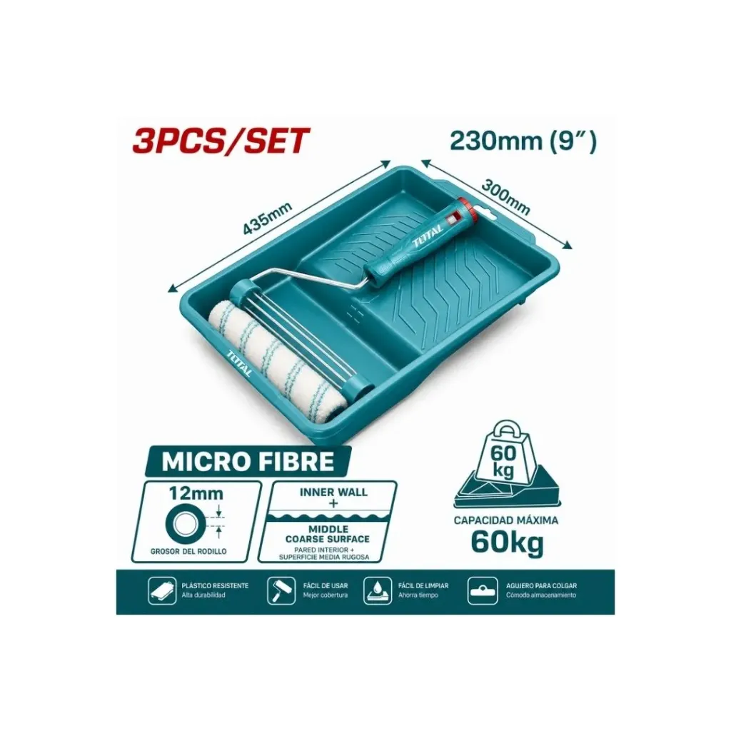 [4448] BANDEJA DE PINTAR CON RODILLO 9" SUPER SELECT TOTAL (THT811230912)