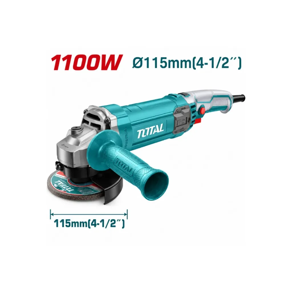 [4465] PULIDORA 4 1/2 1100W INCLUYE MANGO AUXILIAR INDUSTRIAL TOTAL (UTG110125563)