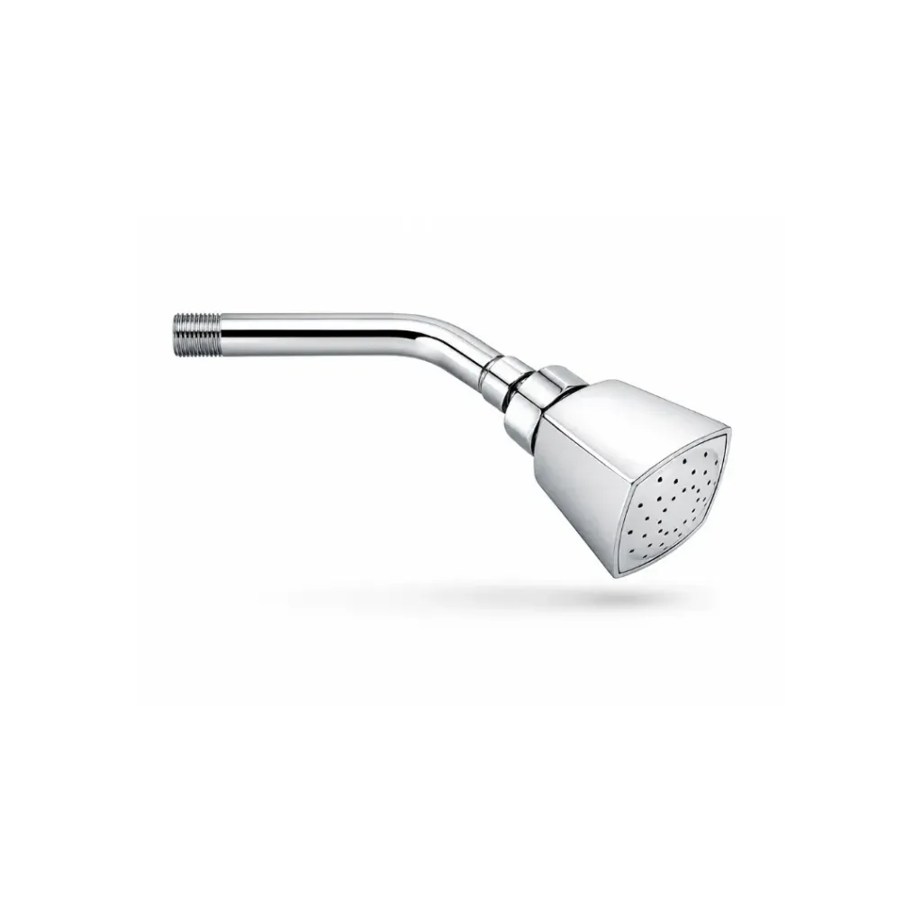 [4502] DUCHA BAJA PRESION CUADRADA MINI + BRAZO CORTO 15CM VALQUA(VQAR018)